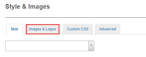 Images and Logos tab