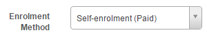 Catalogue item — Self-enrolment