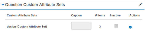 Question custom attribute on Discipline page