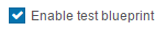 Test Blueprint option
