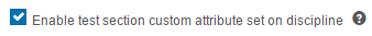 Test Section custom attribute option