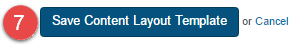 Save layout template