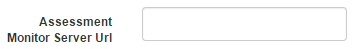 Assessment Monitor URL setting