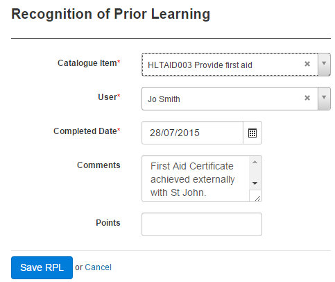 RPL in use