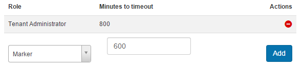 Session timeout per-role
