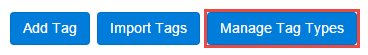 Manage Tag Types in menu
