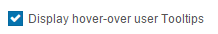 Hover tooltip setting