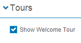 Show Welcome Tour setting
