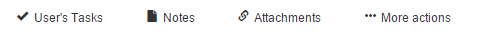 Widget toolbar in use