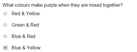 Multiple Choice preview