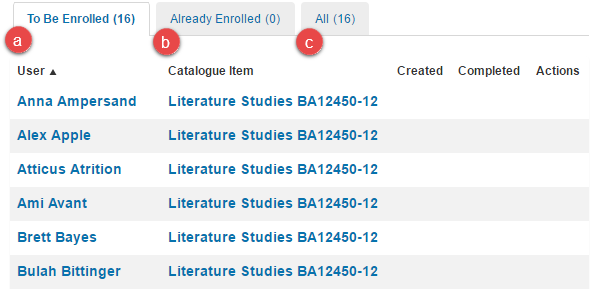 Test action rule tabs