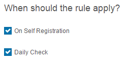 When should the rule apply section