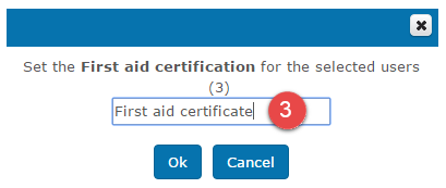 Batch edit popup