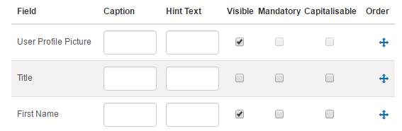 Create/edit field properties