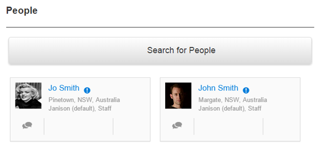 Public Profile section