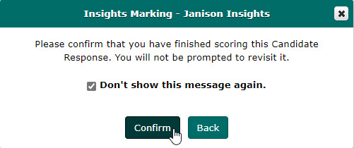S1 Sampling – confirm dialog