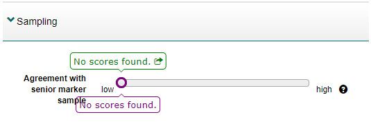 Sampling quality rating detail