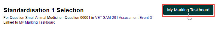 My Marking Taskboard button