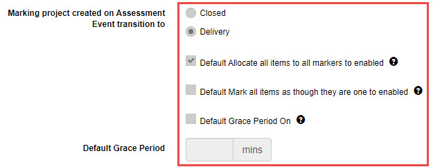 Automation timing options