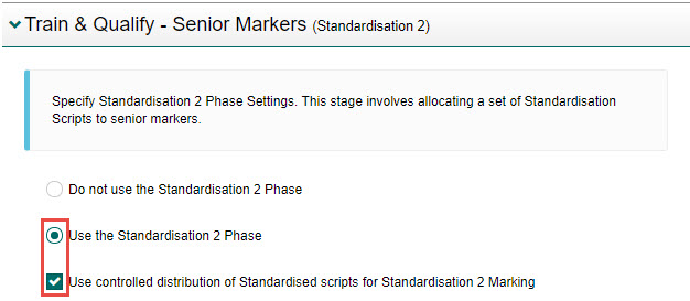 S2 configuration options