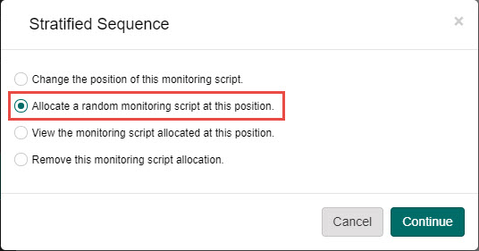 Allocate random option