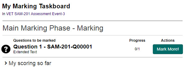 Targeted script allocation section with setting disabled