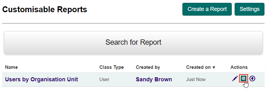 Schedule to email