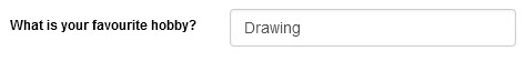 String custom attribute example