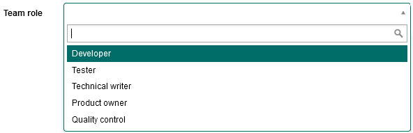 Selection custom attribute example