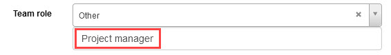Other free-text field