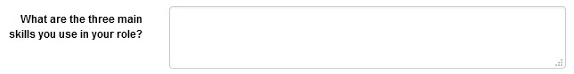 Plain text memo field