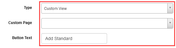 Custom Page and Button Text fields