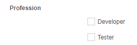 List elements as checkboxes