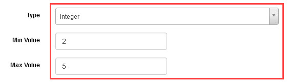 Integer fields