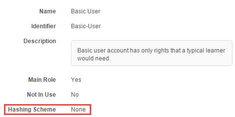 Hashing Scheme setting