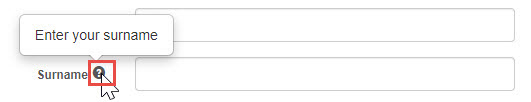 Hint text example