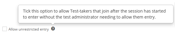 Assessment Events - Test Delivery Settings