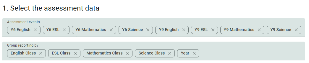 Select Assessment Data