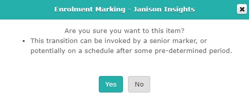 Change menu with Release results option