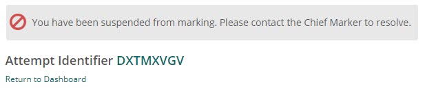Seed script appearing in the marker's queue