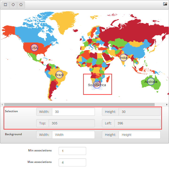 Add hotspots to the image (2)
