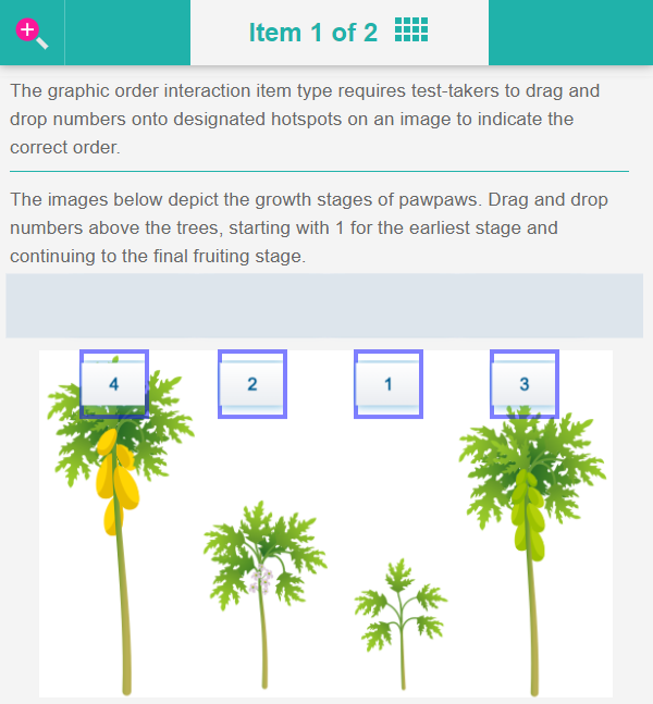 Graphic order interaction example - completed