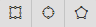 Shape tool for drop areas