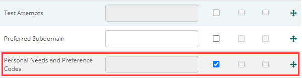 Enable PNP codes on User Settings