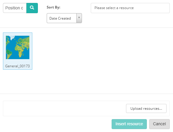 Resources manager