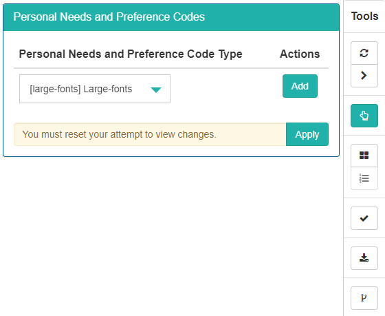 PNP codes tool - add code