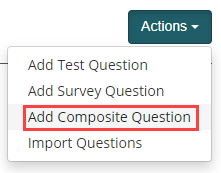 Add composite dropdown