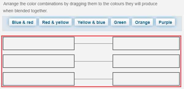 Min associations example showing 3 highlighted fields