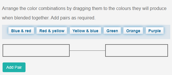 Add Pair option with min 1 and max 3 associations