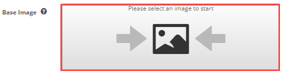 Select into the image icon area